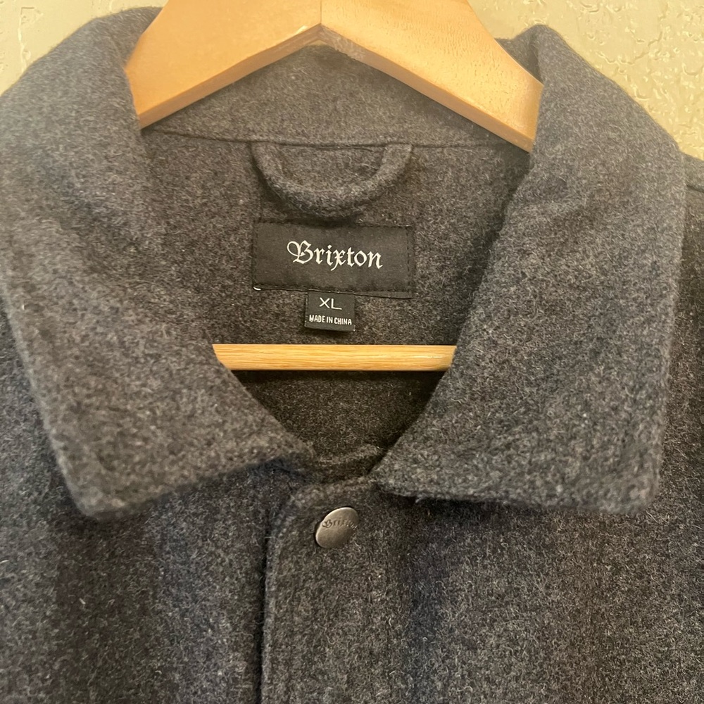 🆕 🌊Brixton 🌊 Men's Charcoal Jacket - Picture 4 of 7